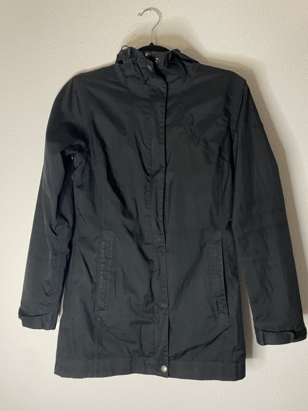 Columbia Omni-Tech Waterproof Breathable Windbreaker Rain Jacket Long Parka